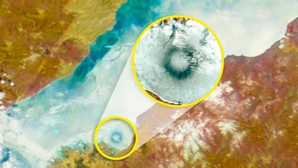 Природу загадочных кругов на льду Байкала объяснили