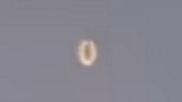 Вращающийся НЛО в небе Нью-Мексико