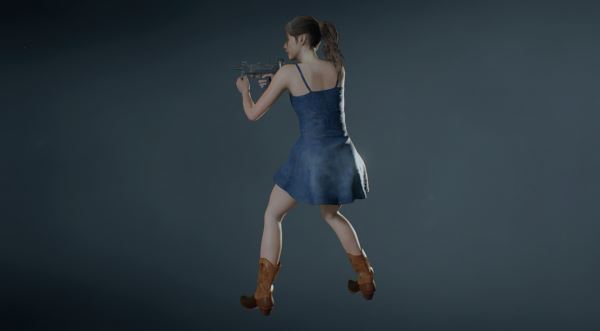 Новый мод Resident Evil 2 Remake приносит настоящее смоделированное платье с физикой для груди и ягодиц